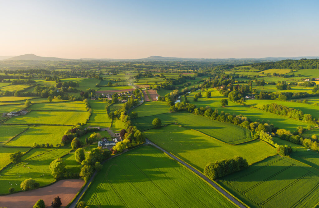 Aerial photograph rural